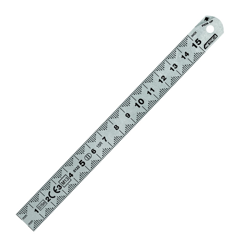 Metrica 24300 Stainless Steel Rule Pick up New Graduation