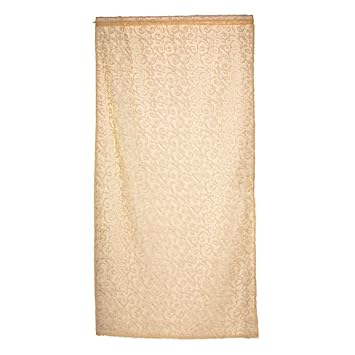 Zibuyu Floral Tulle Voile Door Window Curtain