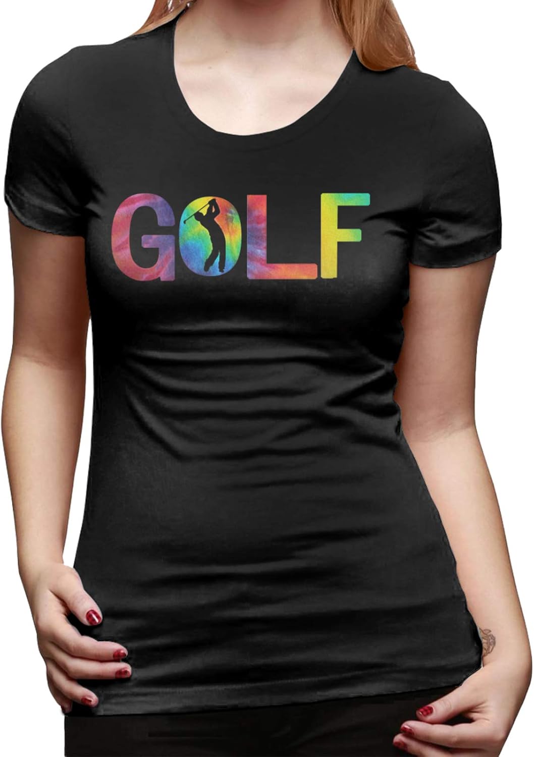 Tie Dye Golf Women Short Sleeve T Shirt Tees Sport Summer Amazon.de
