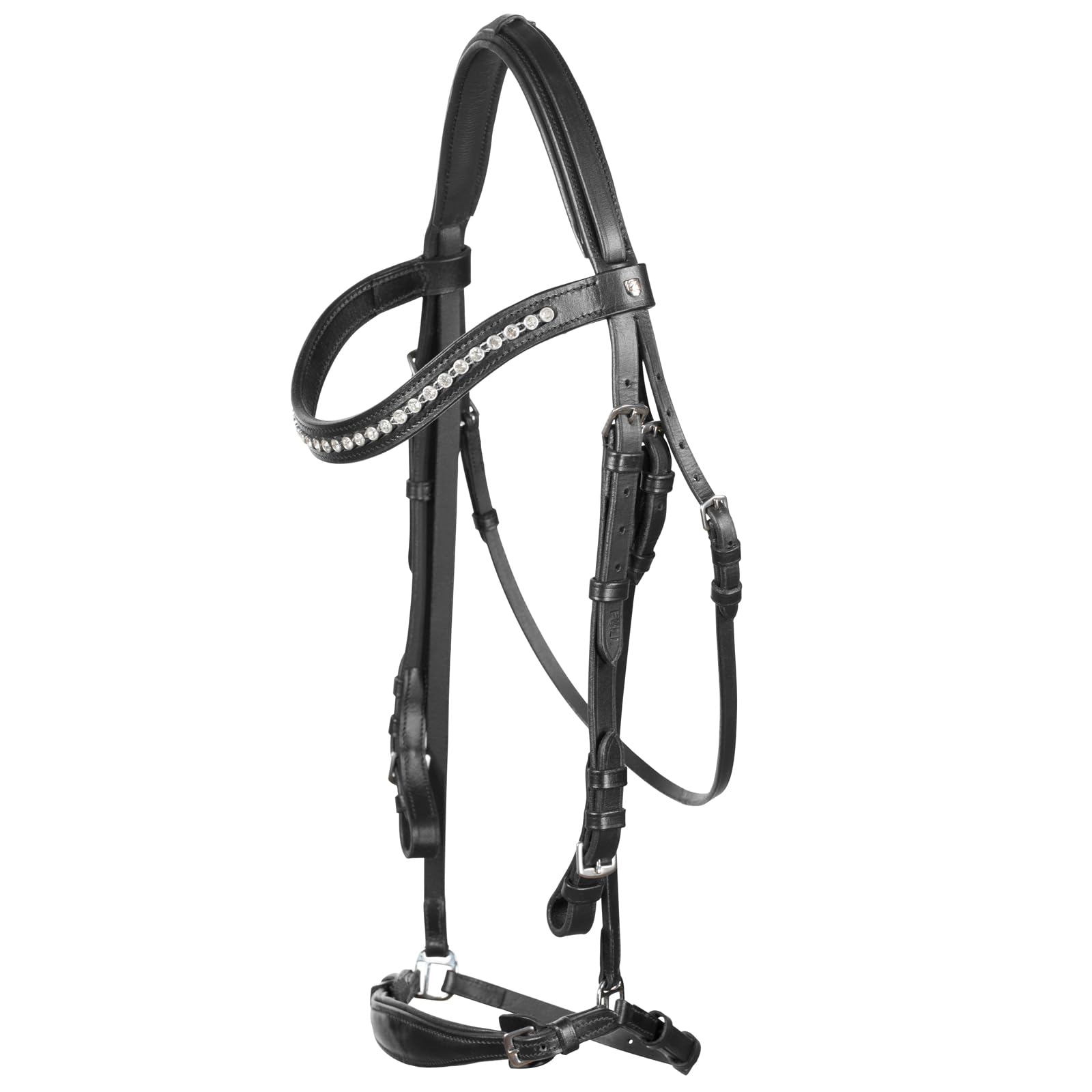 Horze Bergen Remont Bridle, Black, F