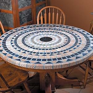 Amazon.com : Mediterranean Stone-Look Table Covers : Patio 