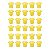 Tsnamay 30Pcs Plastic Mushroom Rebar Safety Caps