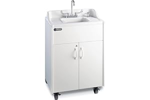 Ozark River Portable Sinks Premier Brite White - Portable Handwashing Station - Portable Sink For Washing Hands -Portable Sink With Hot And Cold Water With Water Tank