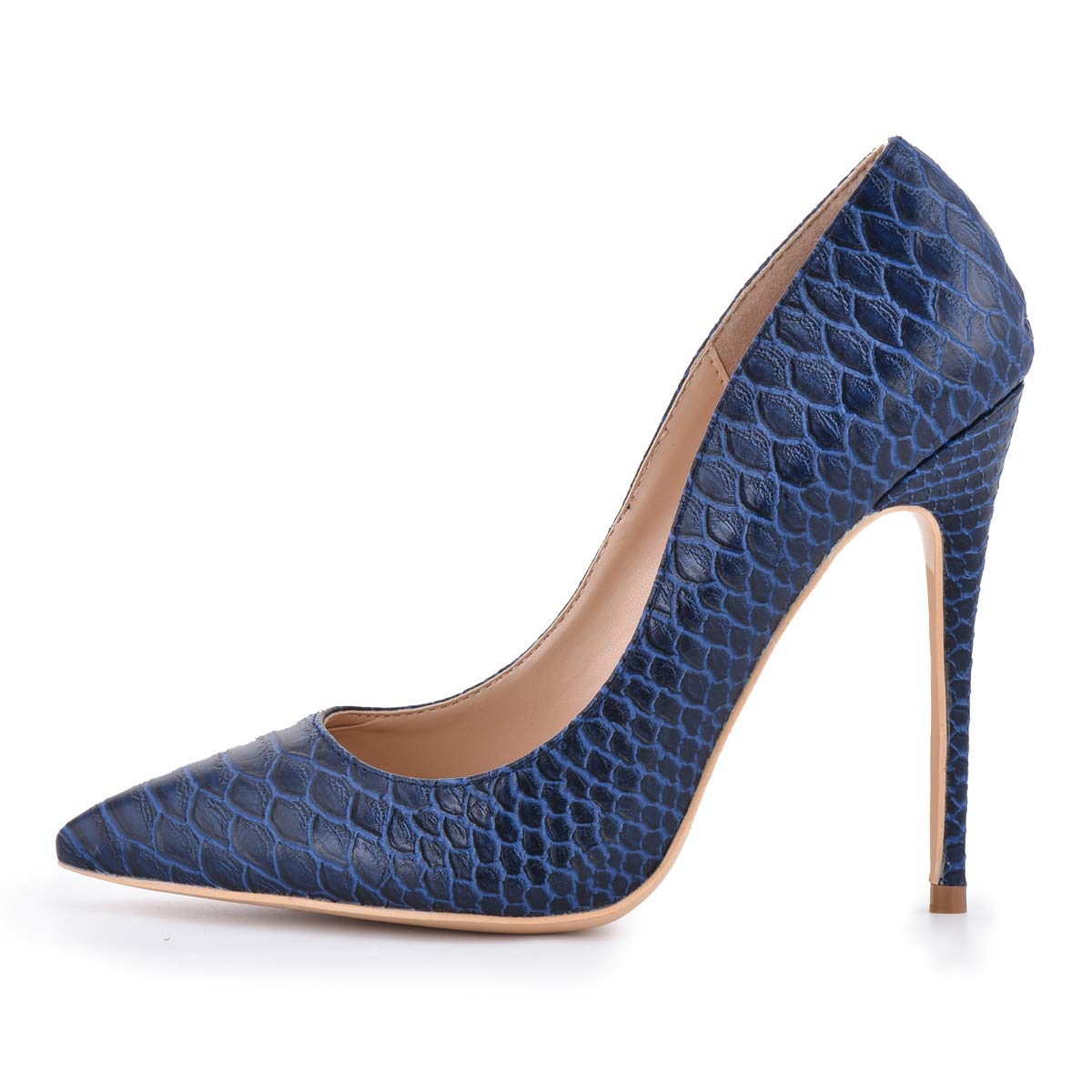 Miluoro Snake Printing Women High Heels Fashion Party Wedding Sexy Pumps Shoes