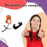 Playlearn 2 Dynamo Torch Hand Crank LED No Batteries Required 20 Min Light Wind view 3