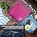 Bago Large Foldable Duffel Bags for Traveling Women & Men - 80L Packable Duffle Bag for Travel with Shoe Compartment - Water Repellant, Heavy Duty, Lightweight Folding & Collapsible (Pink)
