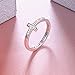 DAOCHONG Inspirational Jewelry Sterling Silver Engraved Faith Hope Love Sideway Cross Ring, Size 6 7 8 (5)