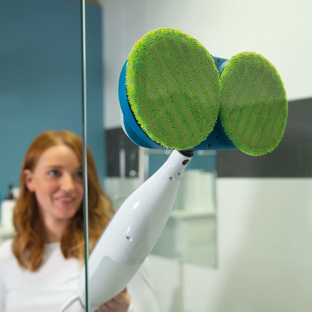 Livington Steam Twister - Dampfreiniger 1300W - elektrischer Bodenreiniger & Handdampfreiniger mit Zubehör - Dampfwischer für Boden, Bad & Küche - Bodenwischer entfernt 99,9% Bakterien - 330 ml Tank 9