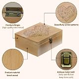 arricraft Wooden Memory Keepsake Box Heart Pattern 24.5x19.5x10.3cm view 3