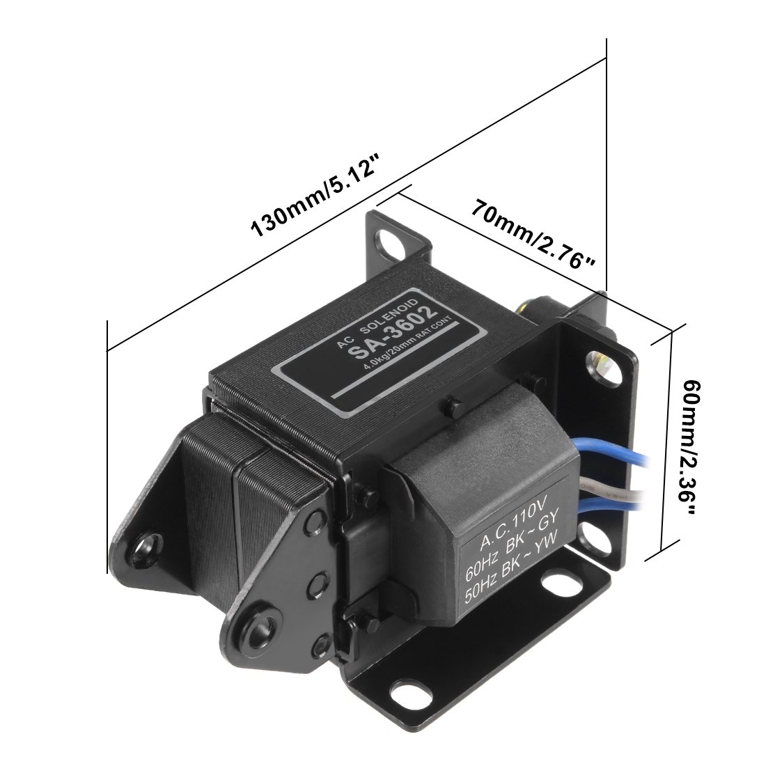 uxcell AC380V SA-3502 Energy Saving AC Tractive Magnet Solenoid Electromagnet