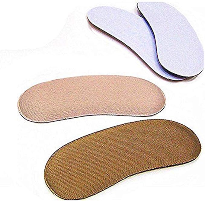 5 Pairs Fabric Sticky Shoe Back Heel Insoles Protector Liner Pads Sponge Cushion Heel Grip