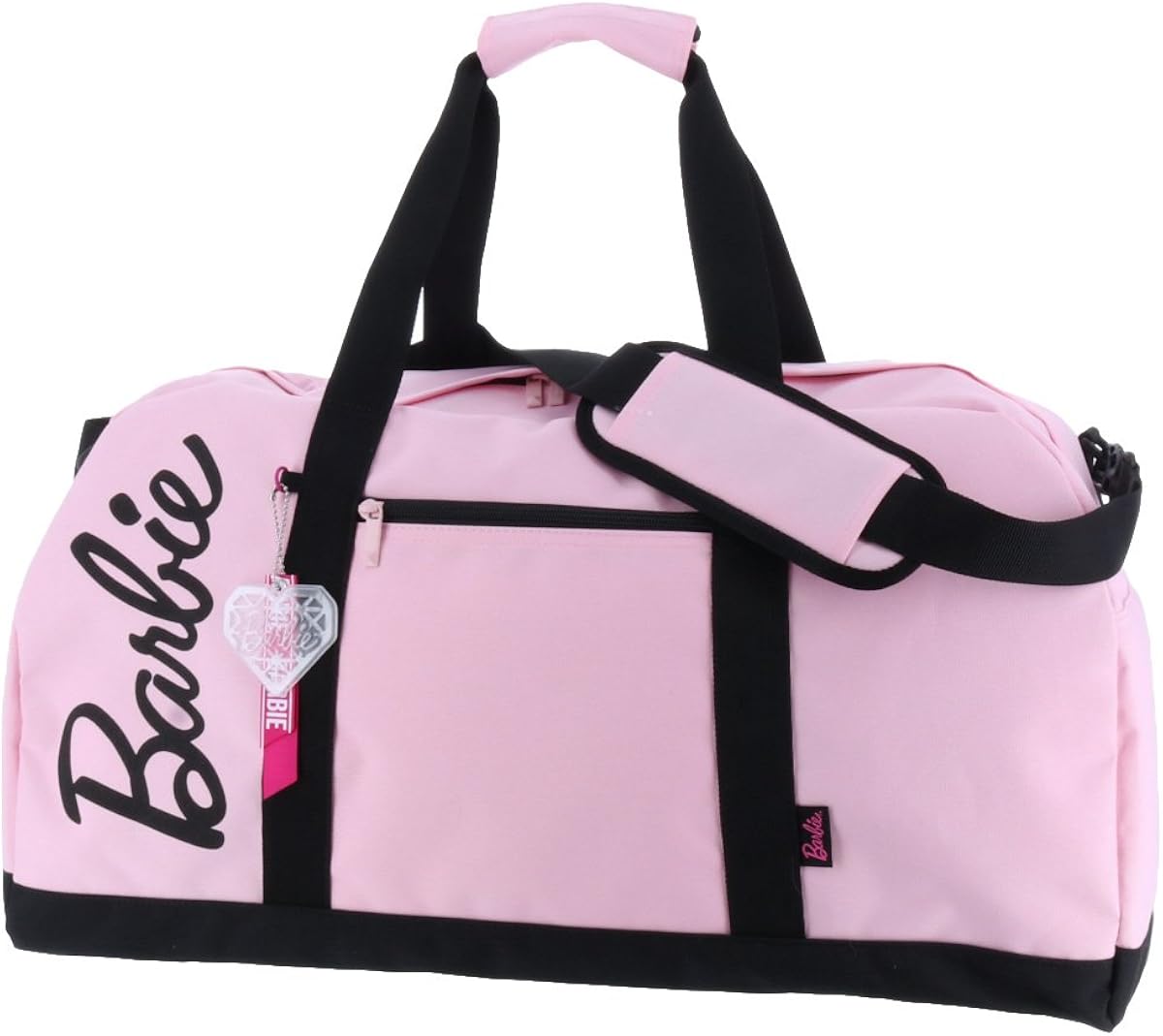 Amazon (バービー) Barbie 2wayボストンバッグ ショルダーバッグ 3.ピンク Barbie(バービー) ボストンバッグ