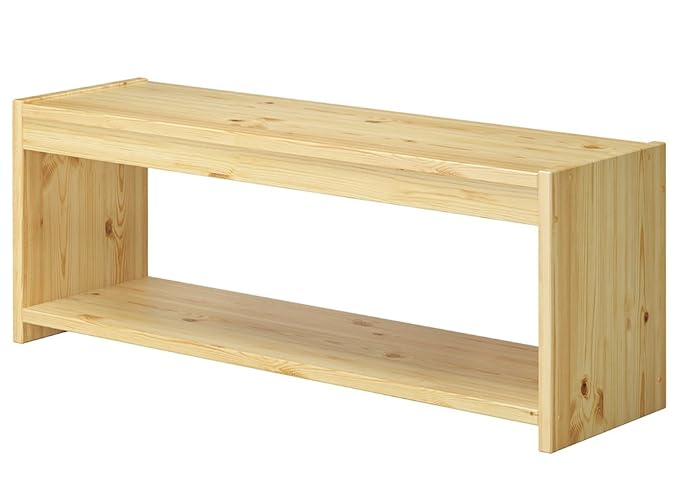 Bücherregal Beistellmöbel Kiefer Massiv Holzbank Ablagebank 90.71-40
