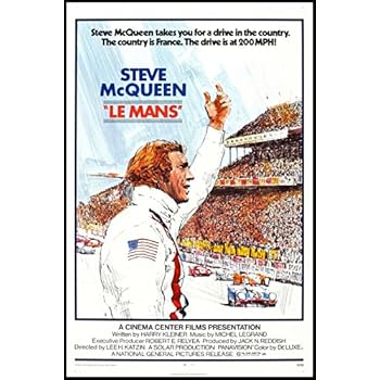 Le Mans Fridge Magnet 3.5 x 5 Steve Mcqueen Movie Poster Magnetic Canvas Print