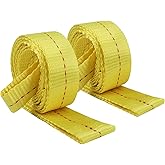 XSTRAP STANDARD 2PK 1-3/4''x 8FT Tow Straps with Loop Ends, Lifting Sling Web Strap