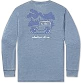 Southern Marsh Men's SEAWASH Offroad T-Shirt – Long Sleeve Casual Graphic Tee