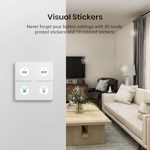 BroadLink Wireless Smart Button mit Hub Schalter zur Szenensteuerung und Fernsteuerung von Smart Home Gerten 3 Wege Lichtsteuerung mit Smart Lichtschalter