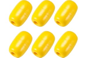 Hossmily Rope Floats Marine, Deep Water Float Oval Water Float 2.7" x 4.2", Deep Water Fishing Marker Buoys for Boats Swimming Kayak Crabbing Trail Dock Pool