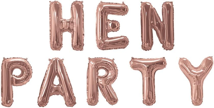 Foil Balloons - Rose Gold - HEN PARTY, Large
