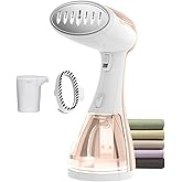 Small Handheld Steamer Iron for Clothes - 1350W Portable Clothes Steamer, Removes Wrinkle with Heat-Resistant & Strong Steam for Different Fabrics, Suit for Home/Office/Travel, Valentines Day Gift