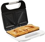 PIFCO 750W White Sandwich Maker Non-Stick Cool-Touch Handle Compact