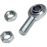 New 3/4" Steering Shaft Kit Steering Shaft Support, Spherical Rod End, Right Hand Male Thread Jam Nut