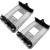 Flylin 2Pcs AM4 Backplane Back, CPU Fan Cooling Mounting Sheet Plate | Motherboard Heatsink Bracket, Enhanced Heat Dissipation, Metal and Plastic, for AM4 AMD Socket