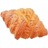 BELLYDOG Delightful Bread Squishies - Croissant - Realistic Slow Rising Fidget Toy, Scented Stress Relief, Fun Restaurant Decor, Safe PU Material for Endless Squeezable Joy! (Yellow)