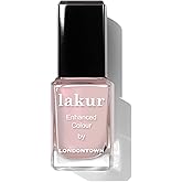 LONDONTOWN lakur Nail Polish - Chip-Resistant, Non-Toxic, Conditions & Hydrates Nails | Shimmery Opalescent Alabaster, Dream Scene, .40 fl oz