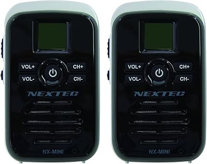 Amazon 特定小電力トランシーバー Nx Mini ブラック2台セット アンテナ内蔵 免許 資格不要 インカム 無線 特小 特定小電力 特定小電力 小型 軽量 簡単 業務用 Nextec 特定小電力トランシーバー