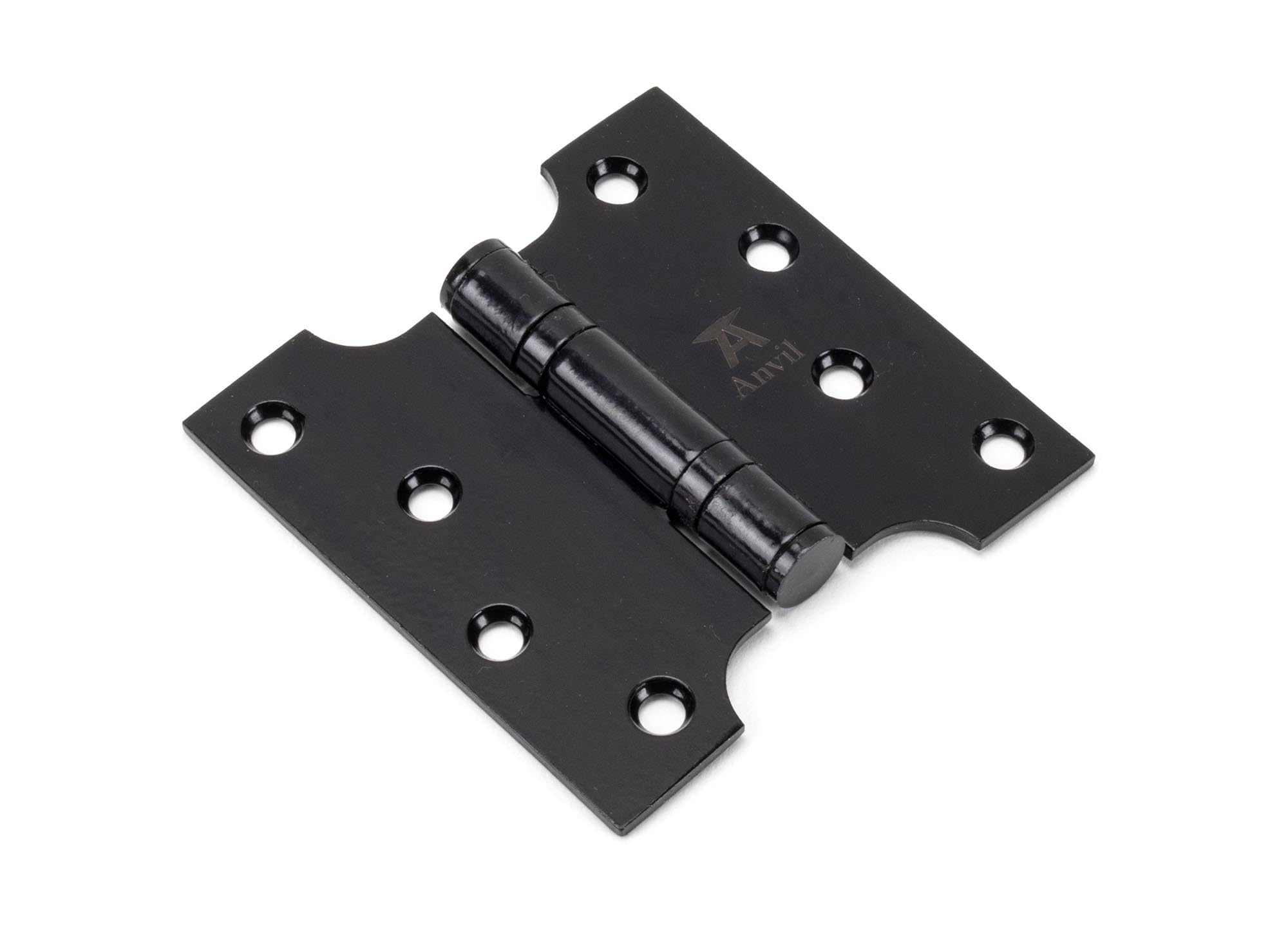 From The Anvil Black 4 Inch x 2 Inch x 4 Inch Parliament Hinge (Pair) ss