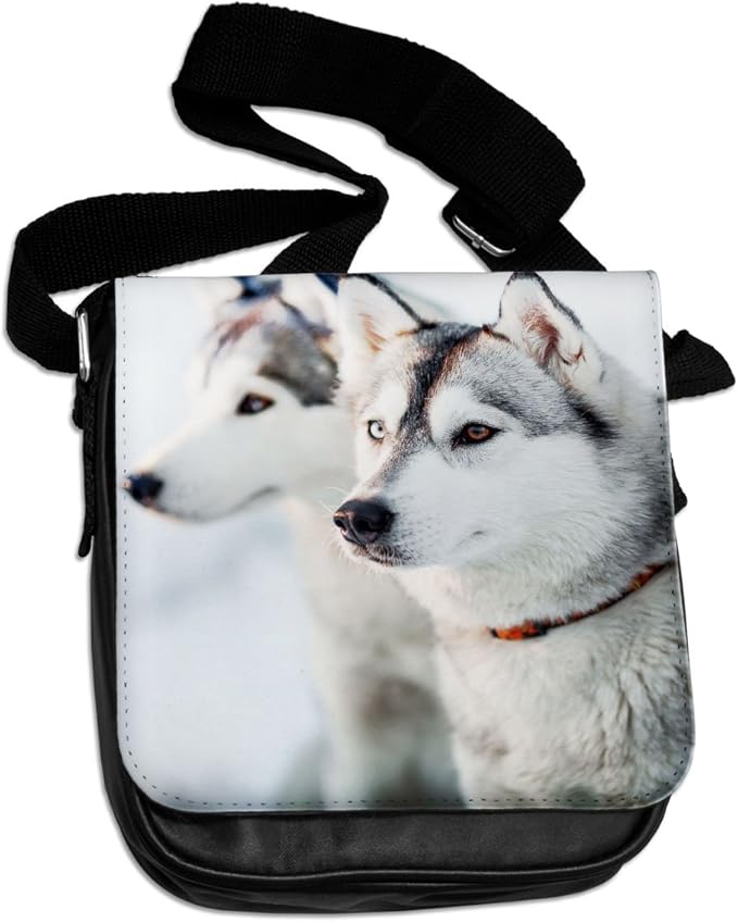 Siberian Husky Dog Animal Shoulder Bag 281 Amazon.co.uk Luggage