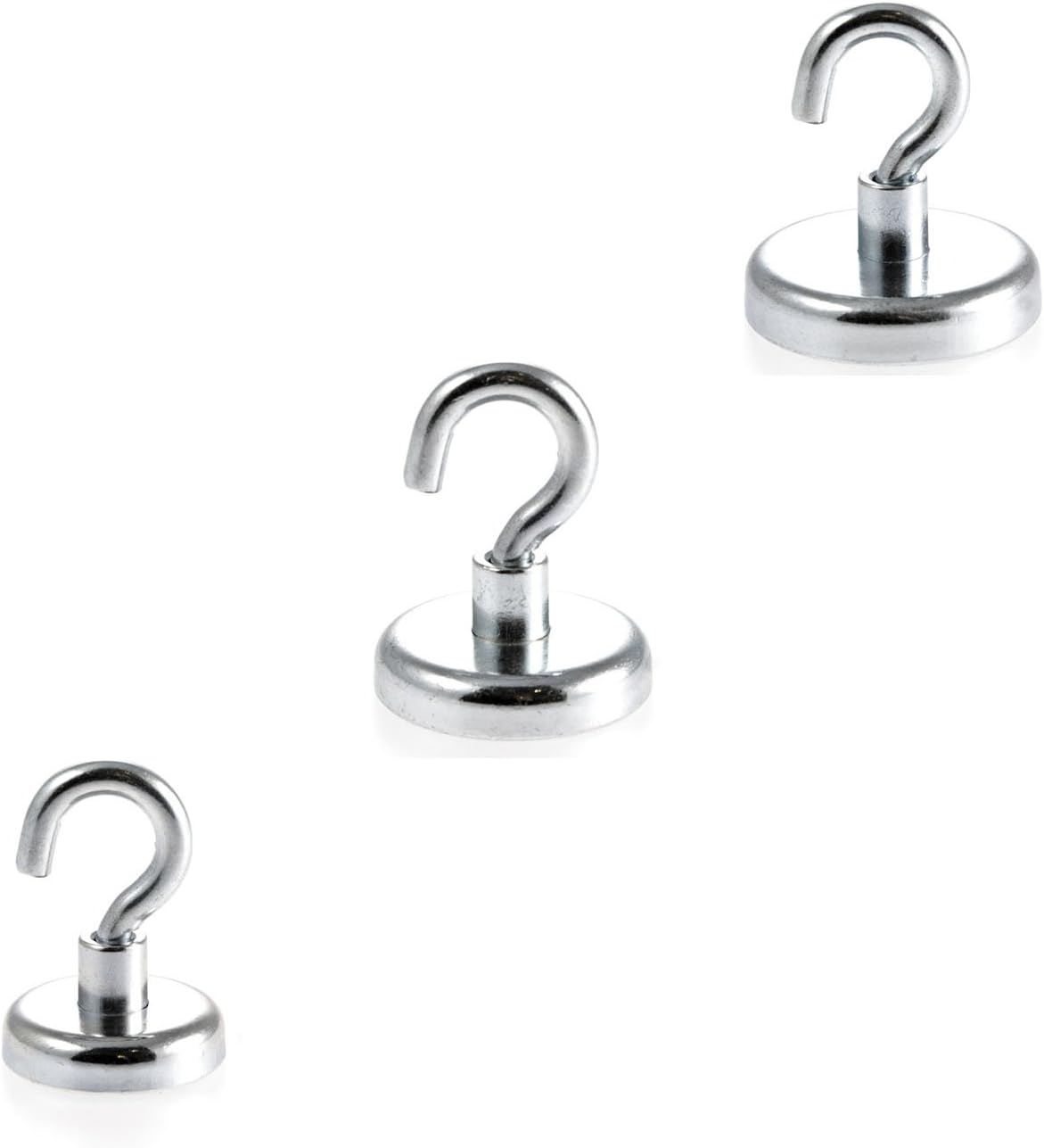 Magnetastico, Silver (Zinc Coated, Zn), Durchmesser 32 mm / 36 mm / 42 mm