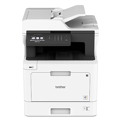 Brother Printer MFCL8610CDW Business Color Laser All-in-One with Duplex Printing and Wireless Networking, White, 21.2" x 17.1" x 20.7"