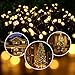 Icicle Dual Power String Lights Outdoor, 72 Ft 8 Modes 200 LED Waterproof Battery & Solar String Lights for Indoor/Outdoor, Garden, Patio, Fence and Holiday Decorations(Warm White)