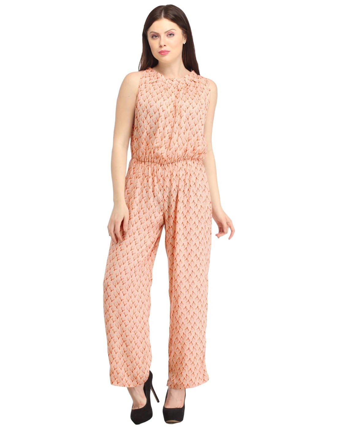 pink and orange jumpsuit