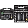 Panasonic K-KJ55KHC82A eneloop pro High Capacity Rechargeable Batteries Power Pack 8AA, 2AAA & Panasonic BK-4HCCA8BA pro AAA High Capacity Ni-MH Pre-Charged Rechargeable Batteries