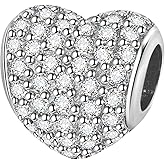 BEVALY Charm for Bracelets and Necklaces Heart Cat Flower Boy 925 Sterling Silver Bead Birthday Jewelry Gift for Women