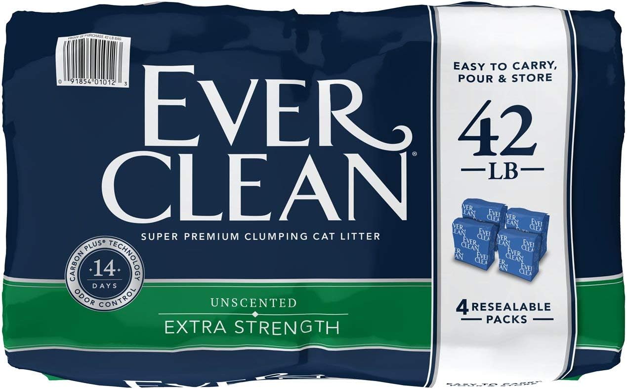 everclean cat litter 42 lb