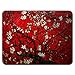 Gaming Mouse Pad - Non-Slip Rubber Base, Smooth Surface for Precise Mouse Control, Ideal for Laptop, Office Use - 9.5 x 7.9 Inch - Cherry Blossoming