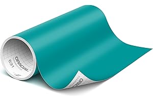 ORACAL Rouleau de vinyle adhésif permanent 631 bleu turquoise mat durable, facile à désherber, pour machines à tracer, décalc