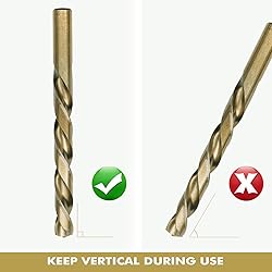 BEHAPPY Cobalt Drill Bit Set 115Pcs, M35 Drill Bit