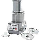 Robot Coupe R101P 1.9 Liter Combination Food Processor Cutter and Vegetable Slicer, Polycarbonate Bowl, Gray, 120v