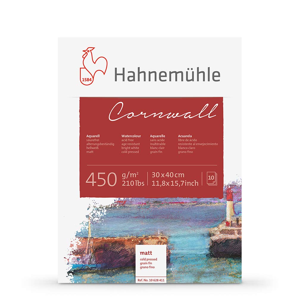 Hahnemuhle Cornwall 450gsm Block - 30 x 40cm Matt