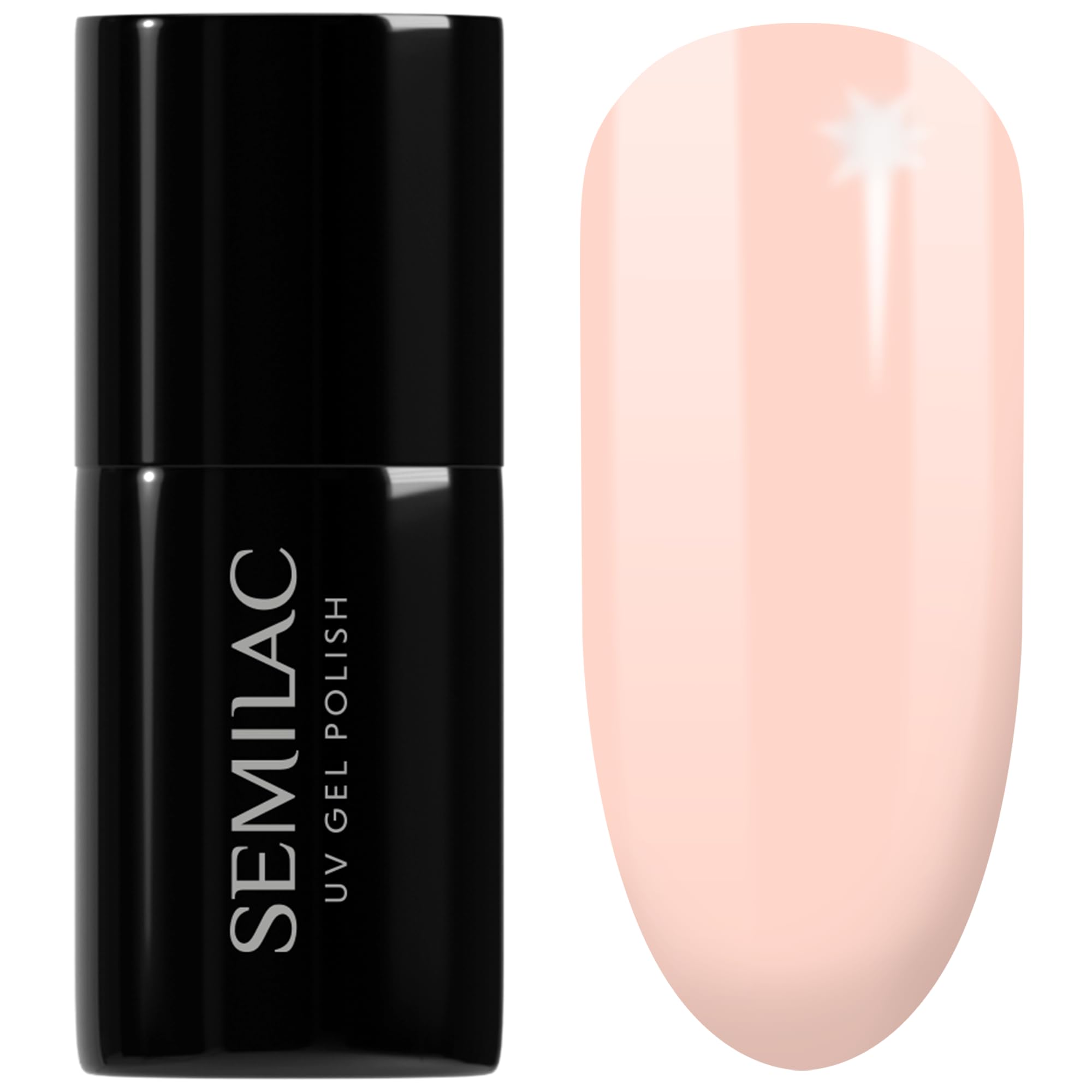 SEMILAC Gel Nail Polish 575 Bridesmaid Like - Full Coverage Gel Polish - Soak Off Easy To Use LED/UV Nail Lamp - Long Lasting Manicure and Pedicure up to 3 weeks