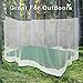 Fox Run Premium Mosquito NET - Fits Most Size Beds, Cribs & Inflatable Mattresses – Great for Indoors and Outdoors - Sleep Bug Free – Includes Free Hanging Kit & Carry Bag Outfitters (Double)