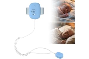 QCBF Boys, Girls, Children's bedwetting Alarm, Loud Sound and Strong Vibration, USB Charging Bedpan Alarm, Children's, Adult bedwetting Sensor-Blue