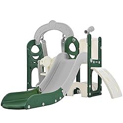 Virubi 6 in 1 Toddler Slide with Swing