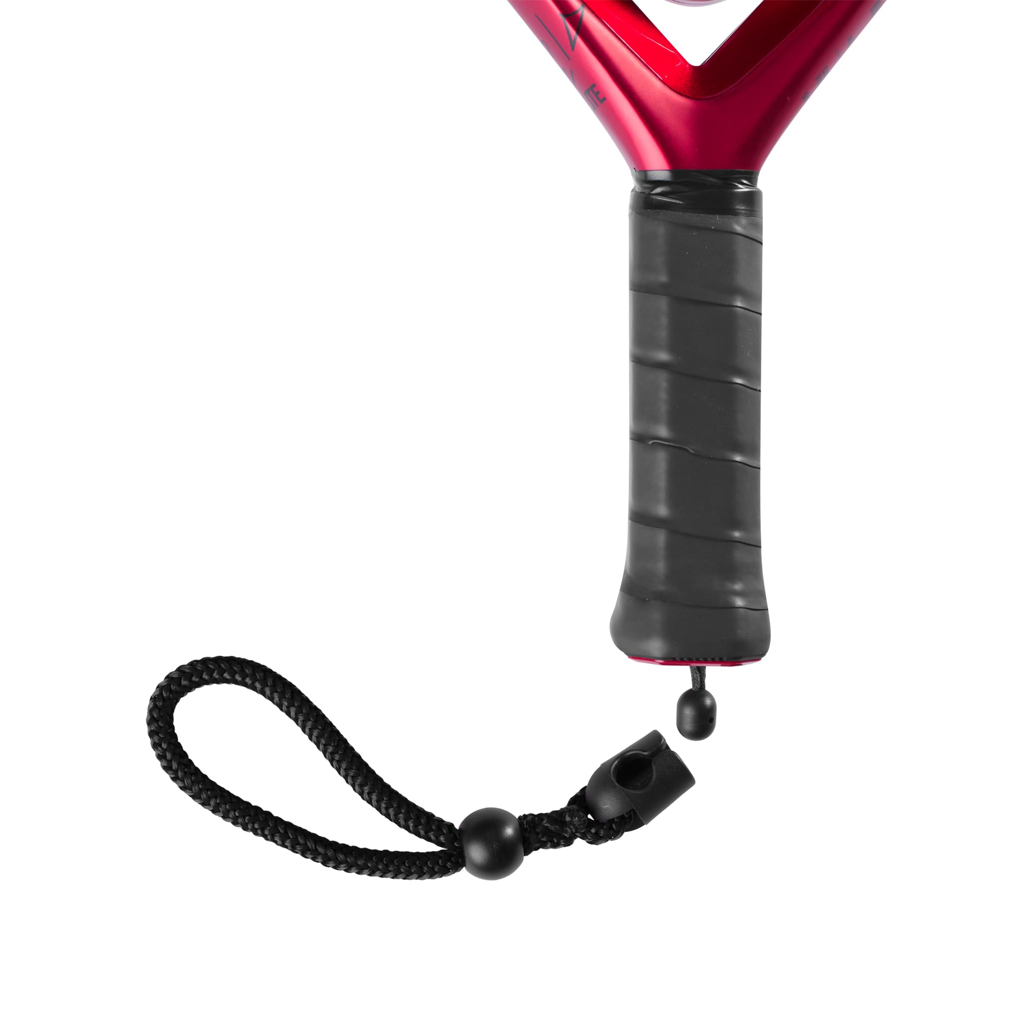 Wilson Wrist Strap for Padel Racket, Solid Braid Zipcord, Replaceable, Black