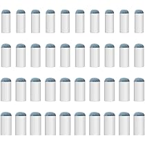 40 Pcs Pool Cue Tips Slip-On Assorted 4 Sizes Billiard Cue